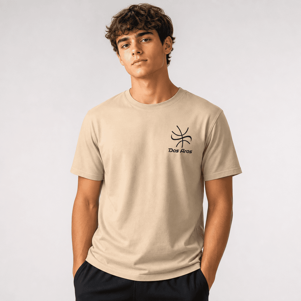 Camiseta DOS AROS Beige