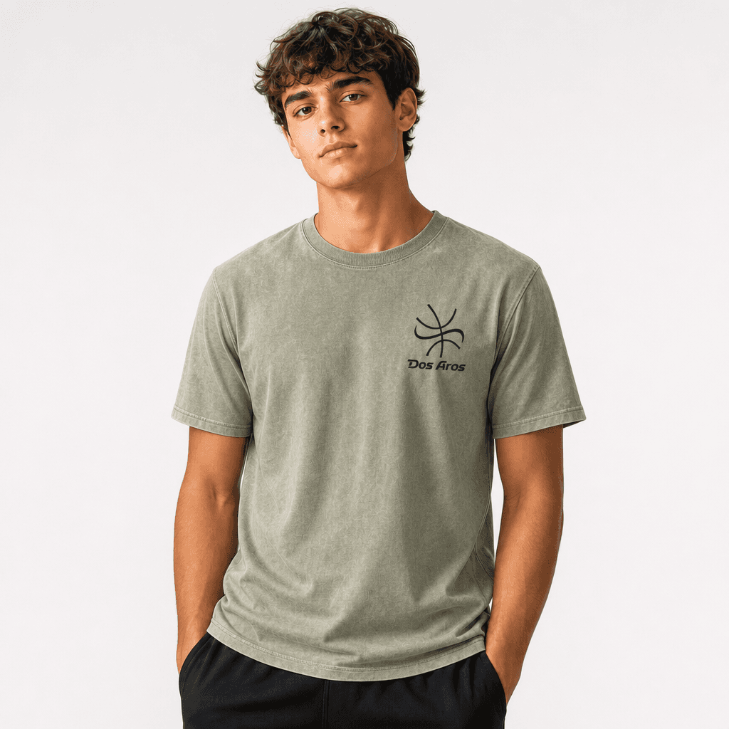 Camiseta DOS AROS Verde Tierra